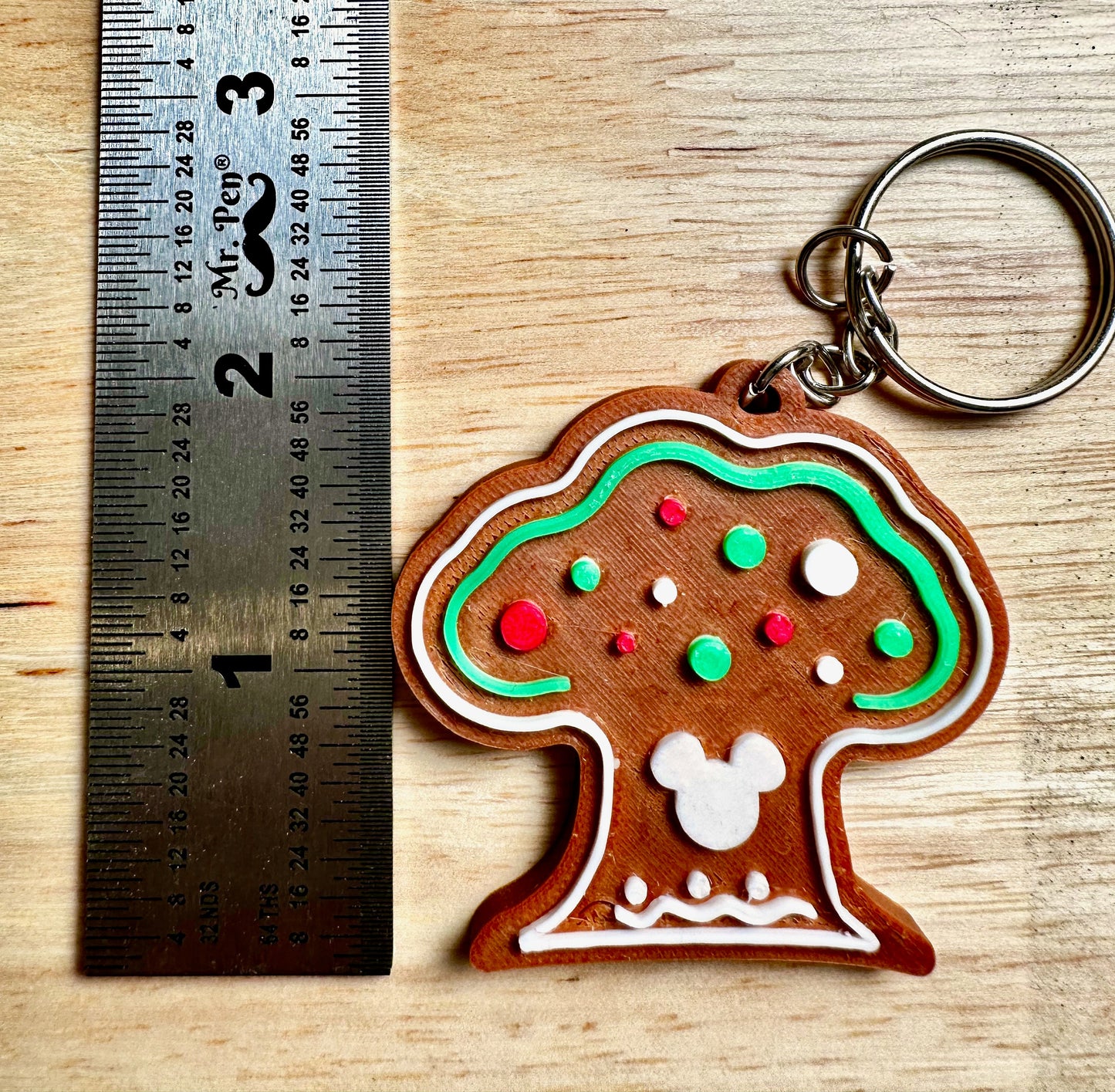 Gingerbread Disney Parks Keychains