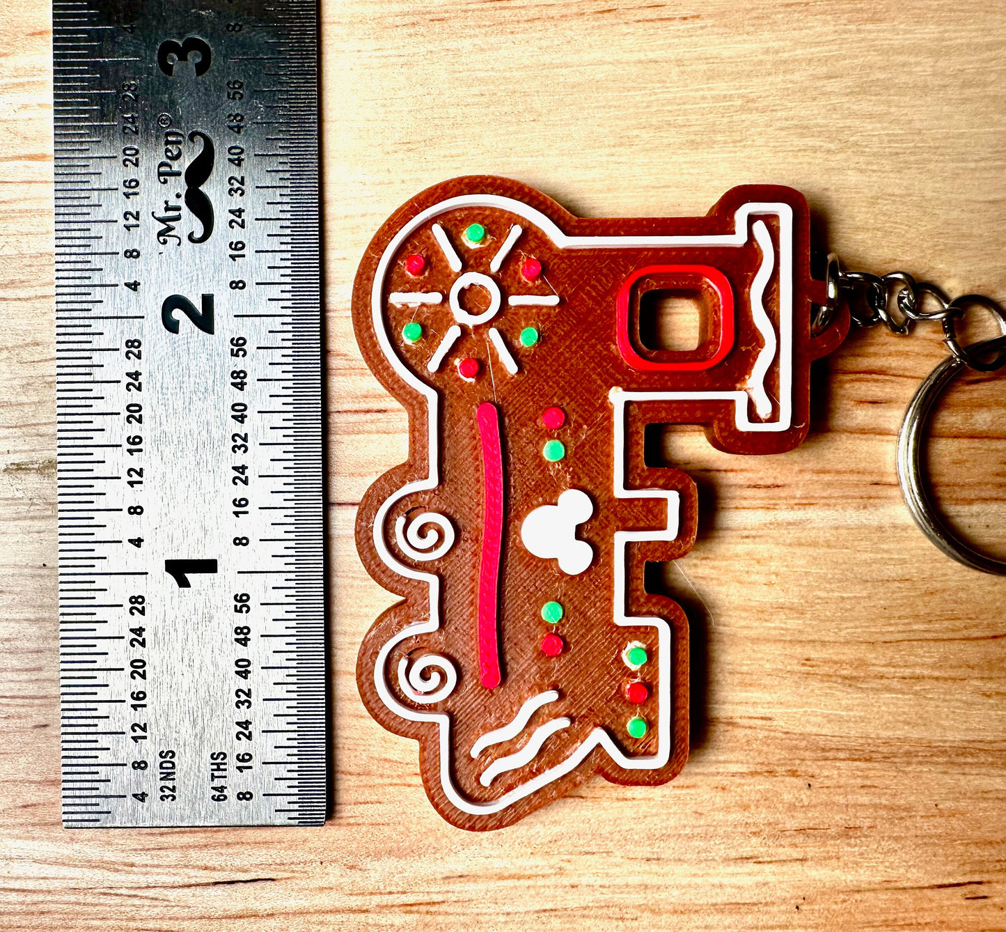 Gingerbread Disney Transportation Keychains