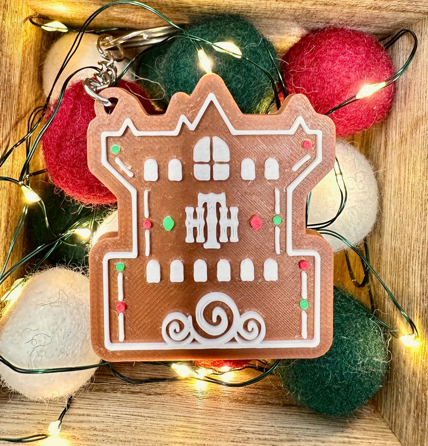 Gingerbread Disney Parks Keychains