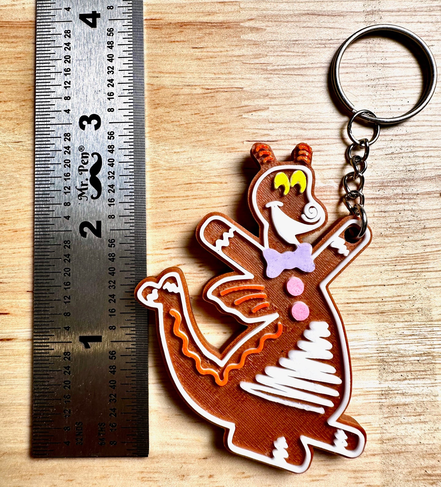 Gingerbread Figment Keychain