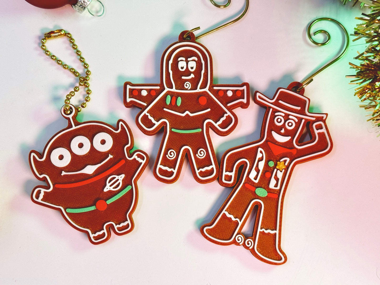 Toy Story Gingerbread Ornaments