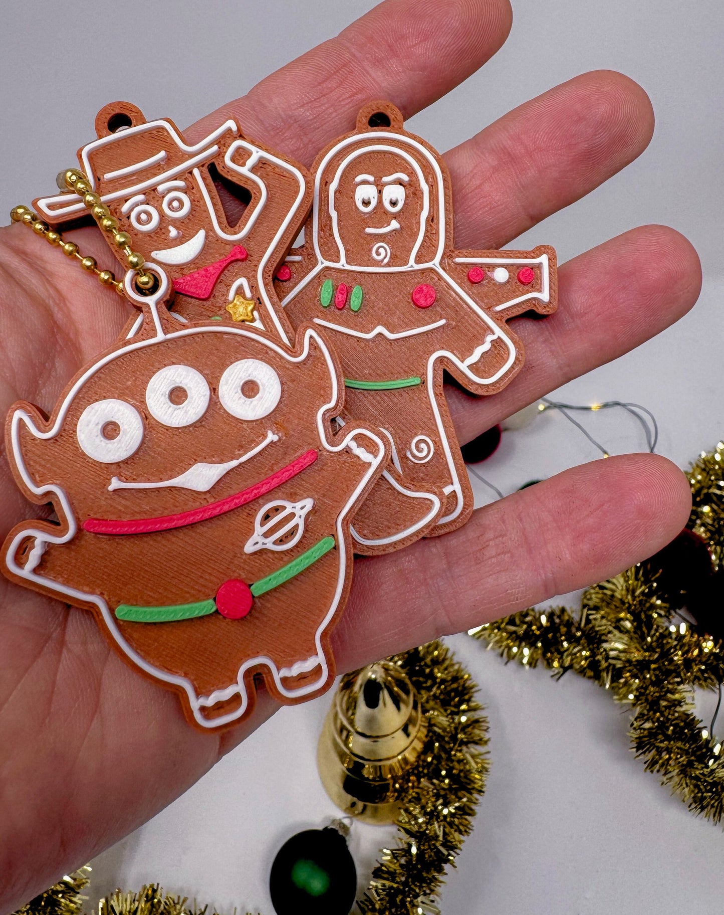 Toy Story Gingerbread Ornaments