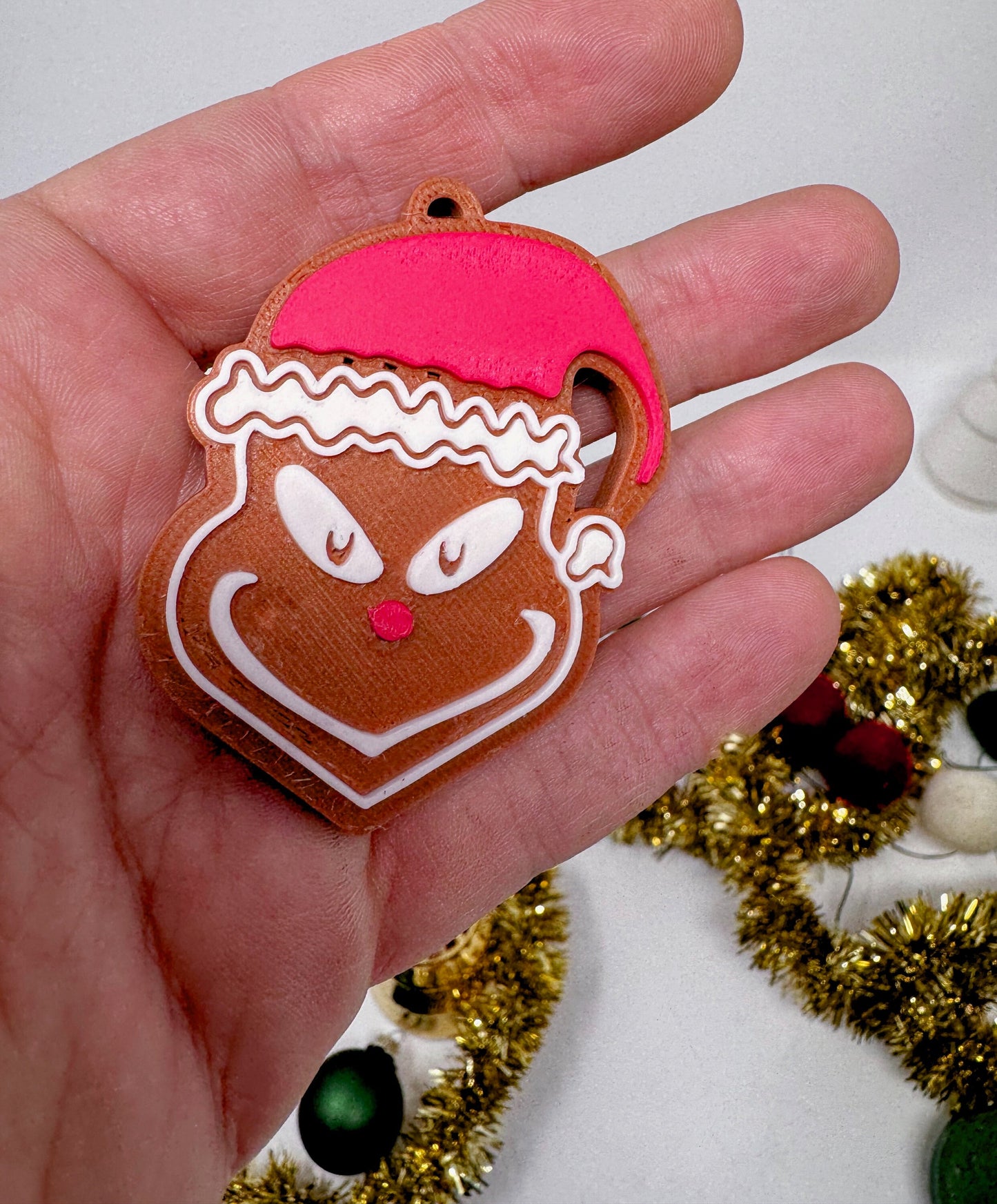 Grinch Gingerbread Ornament