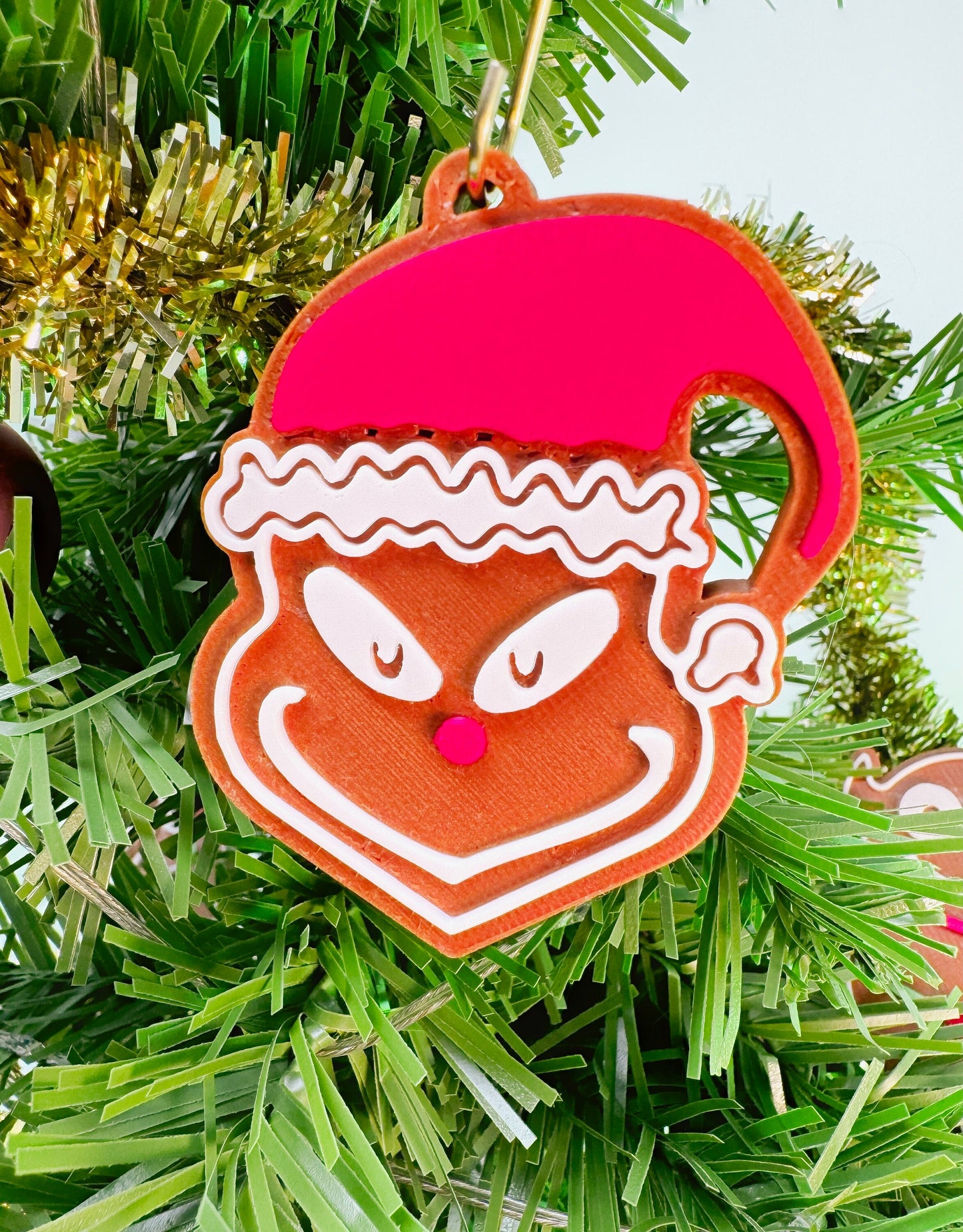 Grinch Gingerbread Ornament